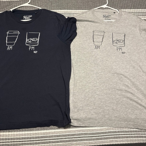 Original Penguin Navy Graphic T-Shirt - Picture 1 of 5